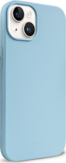Maskë mbrojtëse Crong Color Cover për iPhone 14 Plus, silikon, light blue