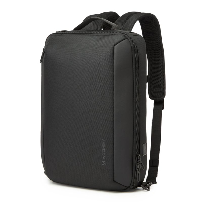 Çantë shpine Wozinsky Premium për laptop 15.6\", me portë USB, e zezë
