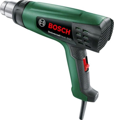 Pistoletë ajri i nxehtë Bosch UniversalHeat 600, 1800W, 3 nivele temperature, jeshile e zezë