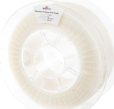 Filament 3D Spectrum PLA Tough, 1.75 mm, 1 kg, ngjyrë natyrale