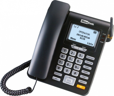 MaxCom MM28D DECT Телефон, Црн