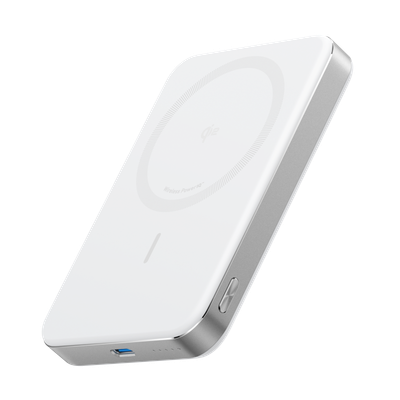 Karikues portativ Anker MagGo Power Bank, 10000mAh, Qi2 15W, i bardhë