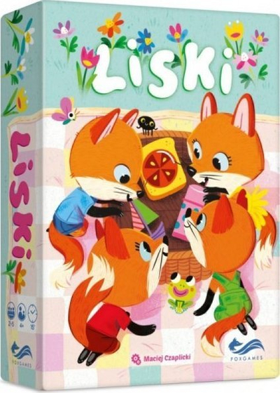 Lojë tavoline FoxGames Liski Little Foxes, për kalamoj, shumëngjyrëshe