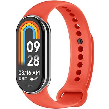 Rrip Eternico Essential për Xiaomi Smart Band 8 9, silikon, i plotë, portokalli