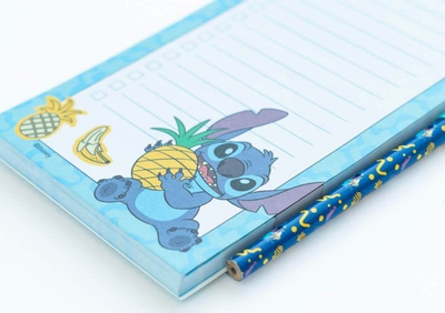 Bllok shënimesh me magnet Disney Stitch, 10 x 21 cm, për frigorifer, shumëngjyrësh