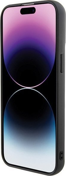Kalle telefoni Karl Lagerfeld KLHCP15X3DMKRLK për iPhone 15 Pro Max, hardcase 3D Rubber Multi Logo, e zezë