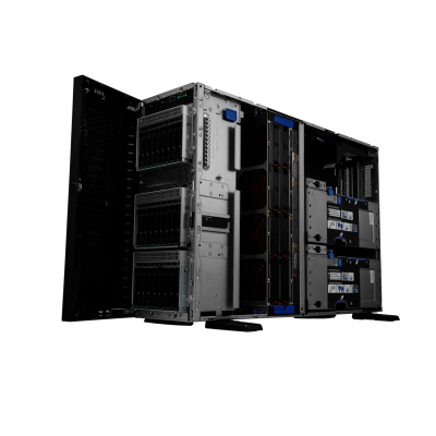 Server kulle HPE ProLiant ML350 Gen11 P71671-425, për biznese, performancë e lartë, gri
