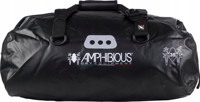 Çantë udhëtimi Amphibious Amarouk Waterproof, 35L, që s’e kap uji fare, e zezë