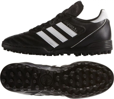 Këpucë futbolli Adidas Kaiser 5 Team TF, turf, lëkurë natyrale, zi e bardhë