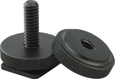 Adaptor hot shoe JJC, me filetë 1/4", metal