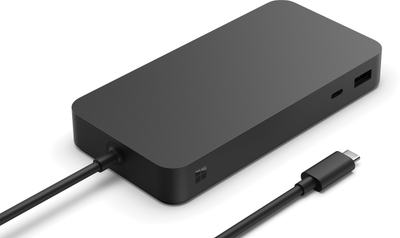 Dok Microsoft Surface Thunderbolt 4 Dock, me kabllo, 2x 4K, i zi