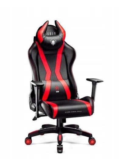 Karrige gaming Diablo X-Horn 2.0 Normal, eco lëkurë, mbështetëse 3D, e zezë e kuqe