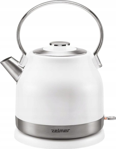 Çajnik elektrik Zelmer ZCK7940, 2200W, 1.5L, i bardhë