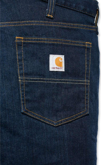 Pantallona pune Carhartt Flex Straight Fit Erie, 32x32, xhins, blu e errët