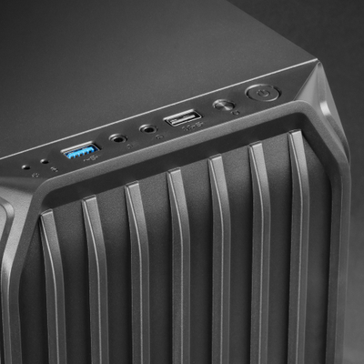 Kutia kompjuterike Mars Gaming MCS2, Mini Tower, për micro ATX, e zezë