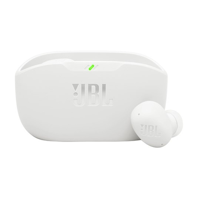 Слушалки JBL Vibe Buds 2 TWS, безжични, со ANC, бели