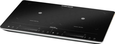 Pllitë me induksion Rommelsbacher CT 3420, 2 vende zjarri, 56 cm, e zezë