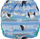 Пелена за повеќекратна употреба Close Caboo Swaddle Pop in AIO V2, 3-16 kg, со бамбусов влошок, Blue Puffin