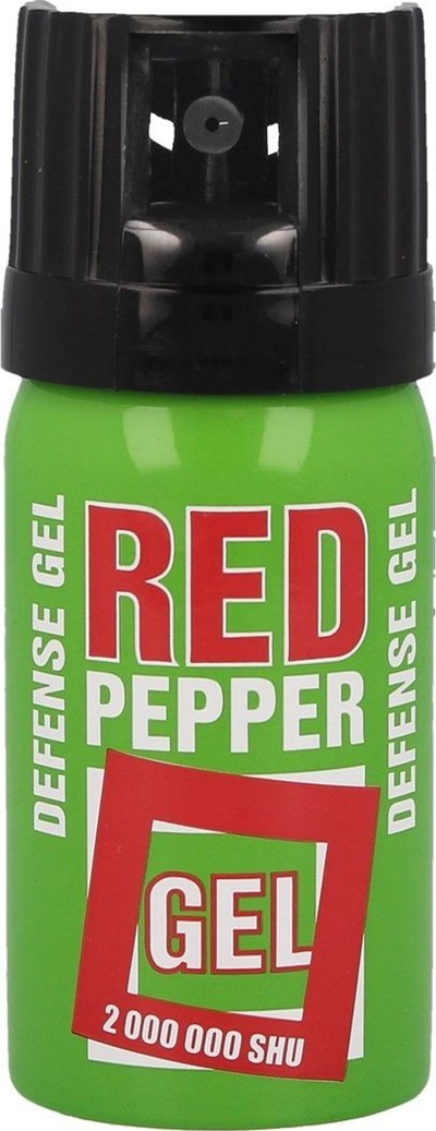 Sprej mbrojtës Sharg Red Pepper Gel, 40ml, 2 000 000 SHU, i gjelbër
