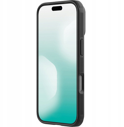 Kapak telefoni Nillkin CamShield Pro për iPhone 17 Pro, me MagSafe, transparent me korniza të zeza