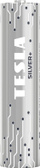 Bateri alkaline Tesla Silver+ AAA LR03, 1.5V, 2 copë