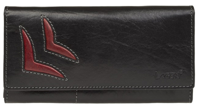 Kuletë Lagen Leather 6011 T, e zezë/kuqe, woman