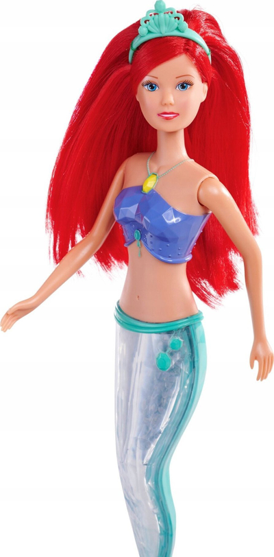 Kukull sirenë Simba Steffi Shining Mermaid, 39 cm, me dritë, shumëngjyrëshe