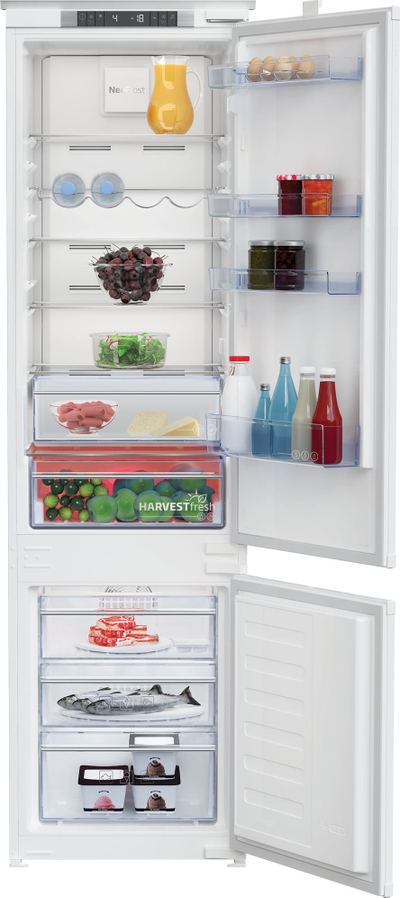 Frigorifer i integruar Beko BCNA306E42SN, NeoFrost, HarvestFresh, i bardhë