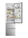 Frigorifer kombi Haier HTW5620DNMG, 414L, No Frost, inox