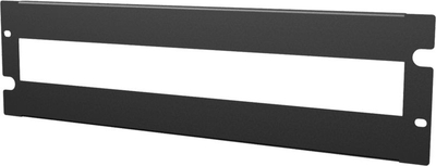 Единица за монтирање DIN Caymon BDR03, рек 19", 3U, 24 модули, црна