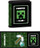 Portofol Minecraft Creeper, mbyllje me velcro, për fëmijë, jeshil