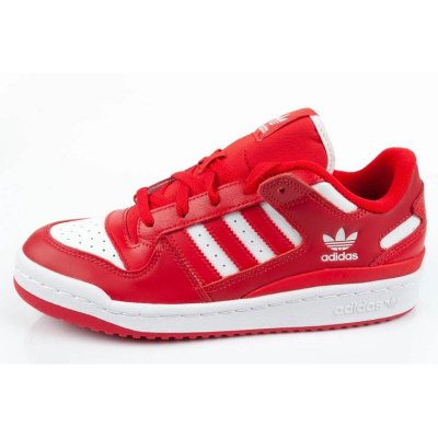 Këpucë sport adidas Forum Low CL U, lëkurë natyrale, të kuqe