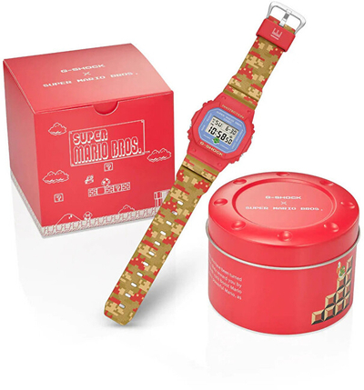 Orë digjitale G-SHOCK DW-5600SMB-4ER, e kuqe/verdhë