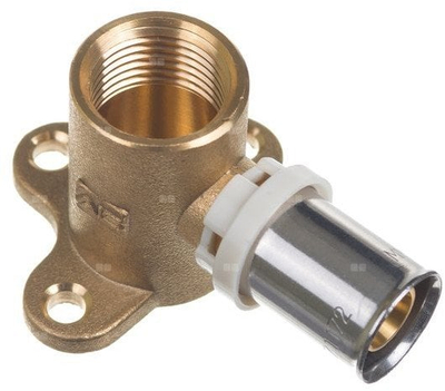 Kthesë muri GF MOS 15007452, pres 16x1/2, 46mm, metalike