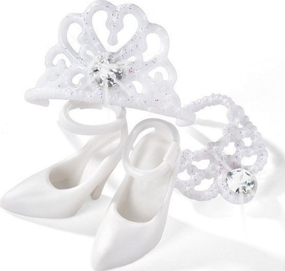 Kukull Simba Steffi White Dream, fustan nusërie, 29cm, e bardhë