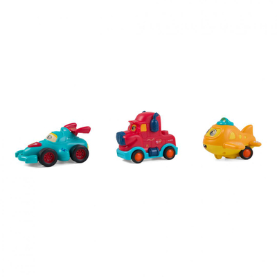 Set lodrash MOMKI, 3 vetura me inercion, modele të ndryshme, shumëngjyrëshe
