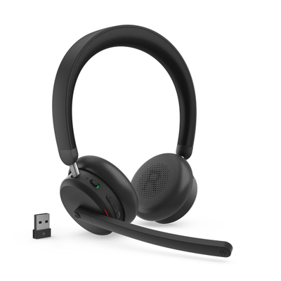Kufje Lenovo ANC Headset 6550, pa tela, Bluetooth USB Type C, të zeza