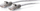 Kabllo interneti C2G Cat6a Slim, 0.3m, RJ45, gri