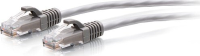 Kabllo interneti C2G Cat6a Slim, 0.3m, RJ45, gri