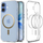 Mbulesë telefoni Spigen Ultra Hybrid MagSafe për iPhone 17, transparente, kornizë ari