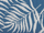 Tapet oborri pa firmë Palm Leaf, 120 x 180 cm, material sintetik, blu