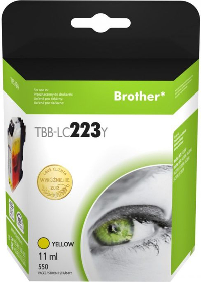 Ngjyrë printimi TB TBB-LC223Y / LC223, e verdhë