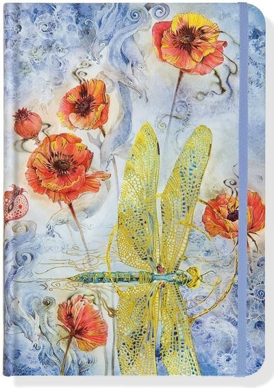 Fletore Peter Pauper Press Indigo Dragonfly, mini, me vija, blu