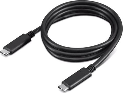 Kabllo Lenovo USB-C - USB-C Cable, 1m, e zezë