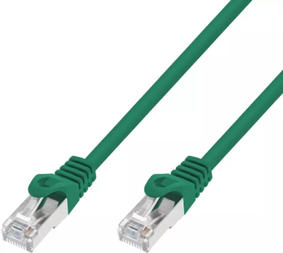 Kabllo rrjeti Extralink Patch Cable LAN Cat7, 0.5m, S/FTP, e gjelbër