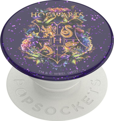 PopSocket Popsockets Glitter Hogwarts Floral, mbajtës telefoni, dizajn me shkëlqim, shumëngjyrësh