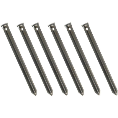 Kunë çadre Redcliffs Tent Pegs 1049427, 23 cm, set 6 copë, metalike, gri