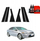 Film mbrojtës shtyllash GrizzGlass BodyShield Carbon, Ford Mondeo Mk4 Sedan 2007-2014, set 6 copë, karbon i zi