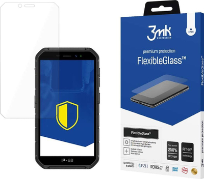 Qelq mbrojtës 3MK FlexibleGlass për Ulefone Armor X7 Pro, hibrid, transparencë e lartë