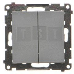 Modul çelës katërfishtë Simon 55 TP4.01/116, 10AX, 250V, gri grafit